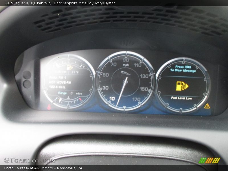  2015 XJ XJL Portfolio XJL Portfolio Gauges