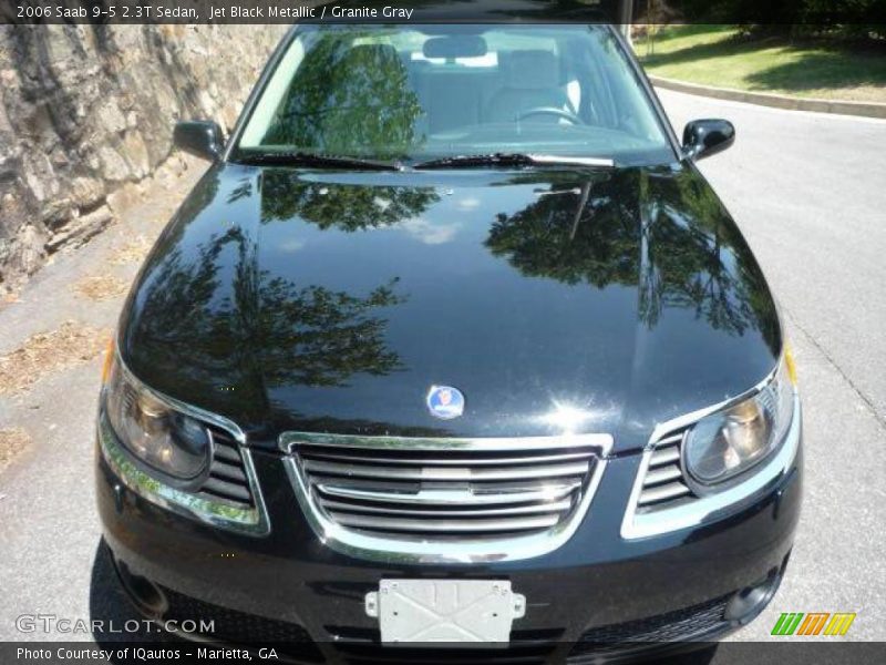 Jet Black Metallic / Granite Gray 2006 Saab 9-5 2.3T Sedan