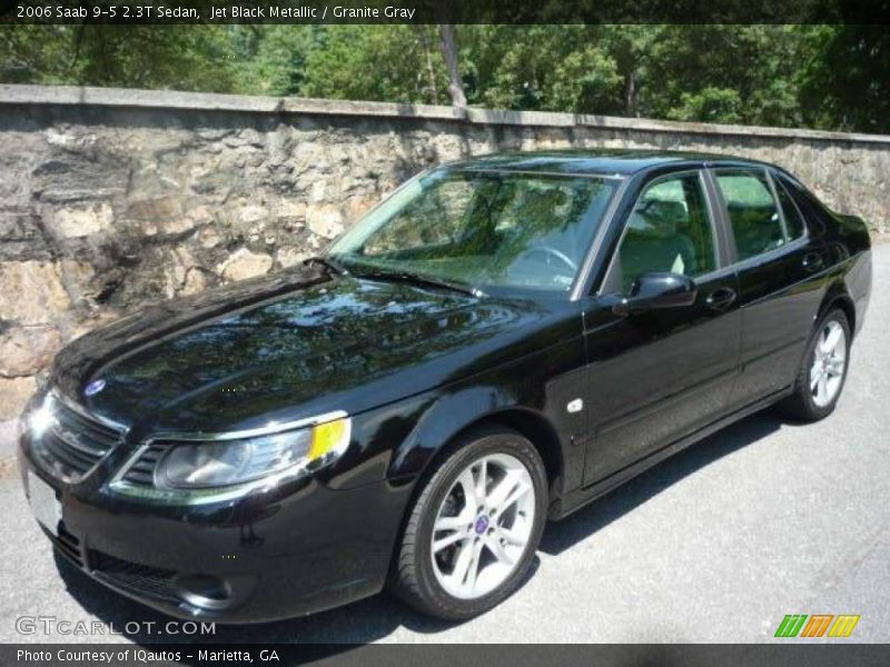 Jet Black Metallic / Granite Gray 2006 Saab 9-5 2.3T Sedan