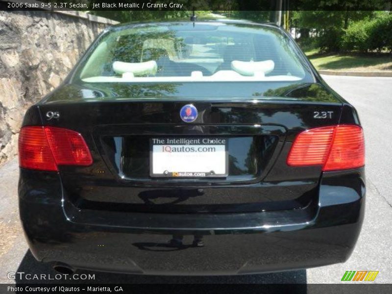 Jet Black Metallic / Granite Gray 2006 Saab 9-5 2.3T Sedan