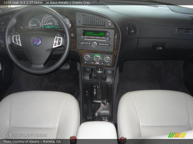 Jet Black Metallic / Granite Gray 2006 Saab 9-5 2.3T Sedan