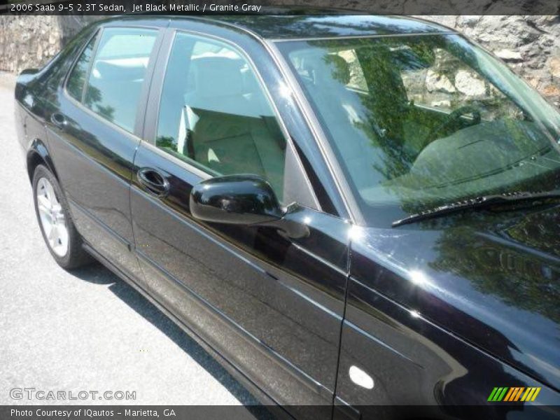 Jet Black Metallic / Granite Gray 2006 Saab 9-5 2.3T Sedan