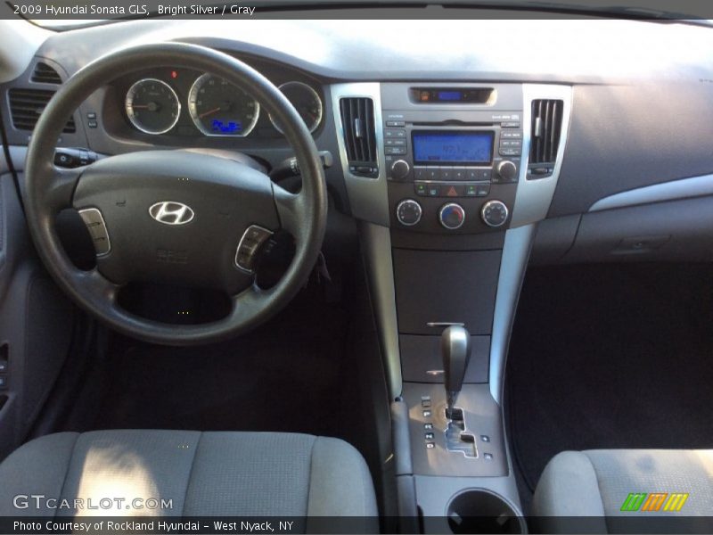 Bright Silver / Gray 2009 Hyundai Sonata GLS