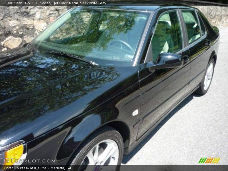 Jet Black Metallic / Granite Gray 2006 Saab 9-5 2.3T Sedan