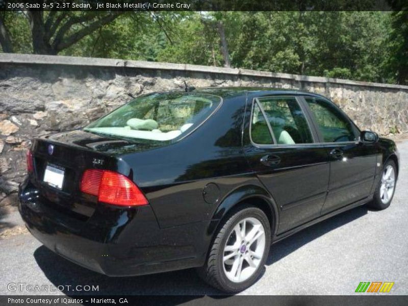 Jet Black Metallic / Granite Gray 2006 Saab 9-5 2.3T Sedan