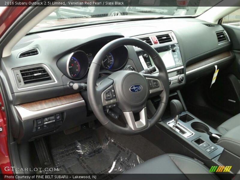  2016 Outback 2.5i Limited Slate Black Interior