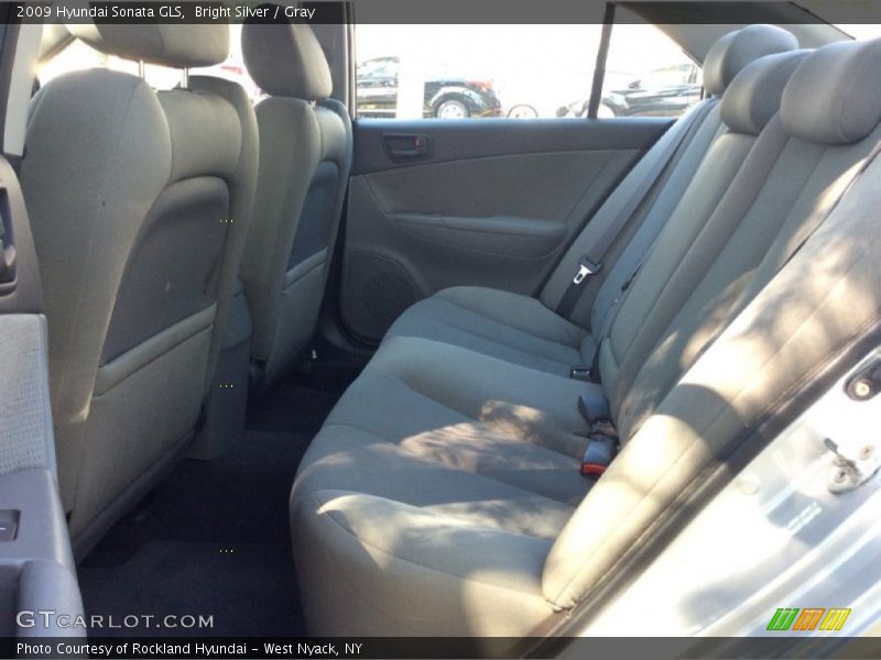 Bright Silver / Gray 2009 Hyundai Sonata GLS