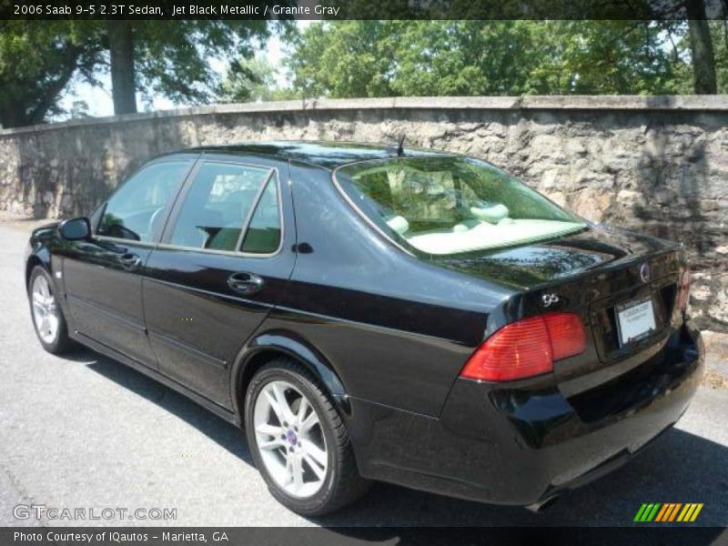 Jet Black Metallic / Granite Gray 2006 Saab 9-5 2.3T Sedan