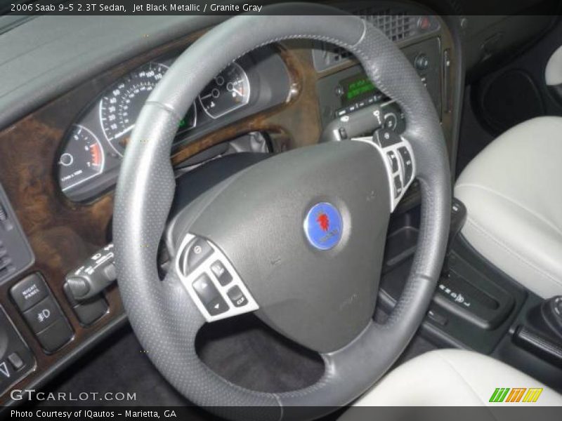 Jet Black Metallic / Granite Gray 2006 Saab 9-5 2.3T Sedan