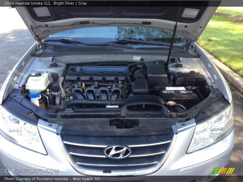Bright Silver / Gray 2009 Hyundai Sonata GLS