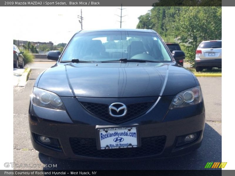Black Mica / Black 2009 Mazda MAZDA3 i Sport Sedan