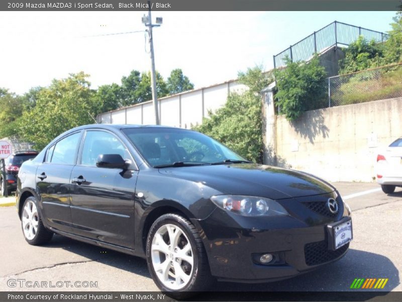 Black Mica / Black 2009 Mazda MAZDA3 i Sport Sedan