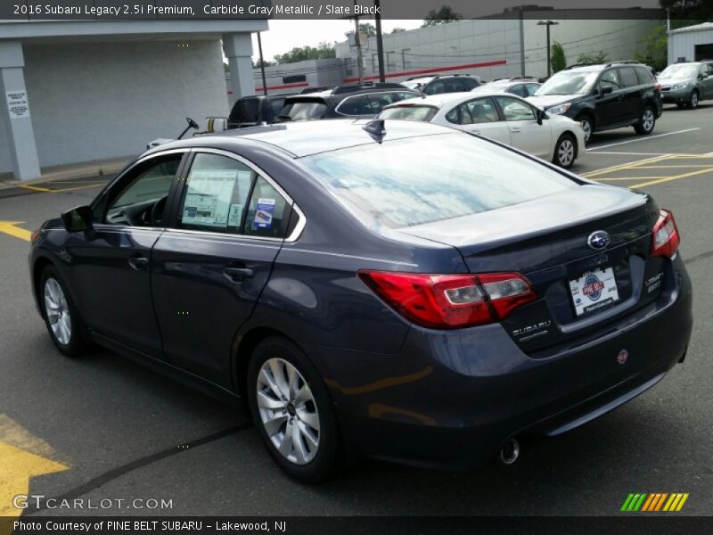 Carbide Gray Metallic / Slate Black 2016 Subaru Legacy 2.5i Premium