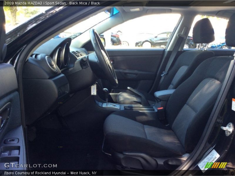 Black Mica / Black 2009 Mazda MAZDA3 i Sport Sedan