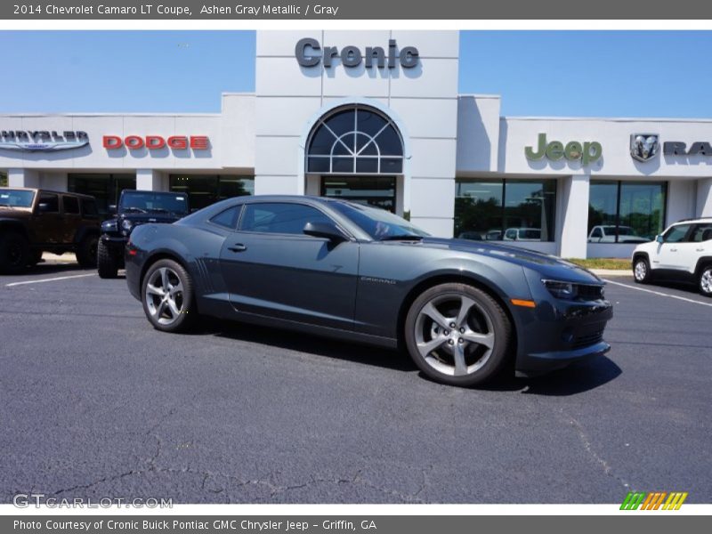 Ashen Gray Metallic / Gray 2014 Chevrolet Camaro LT Coupe