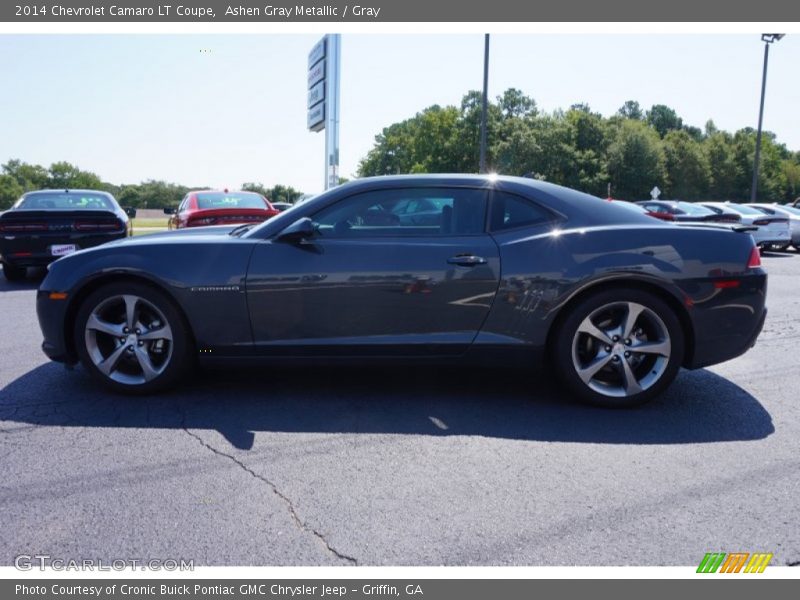 Ashen Gray Metallic / Gray 2014 Chevrolet Camaro LT Coupe