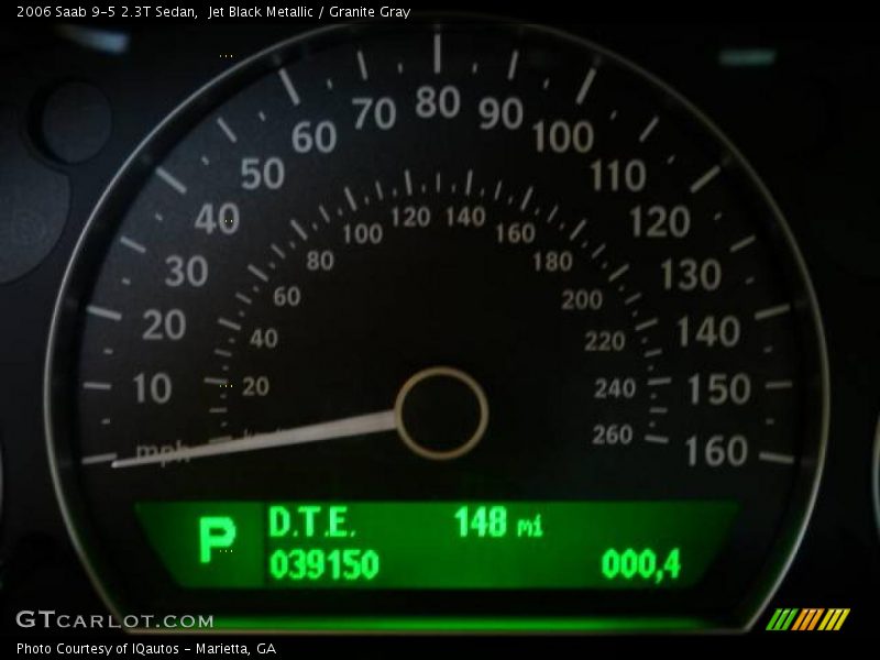 Jet Black Metallic / Granite Gray 2006 Saab 9-5 2.3T Sedan