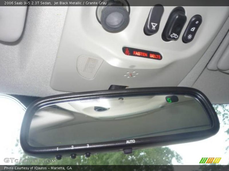 Jet Black Metallic / Granite Gray 2006 Saab 9-5 2.3T Sedan