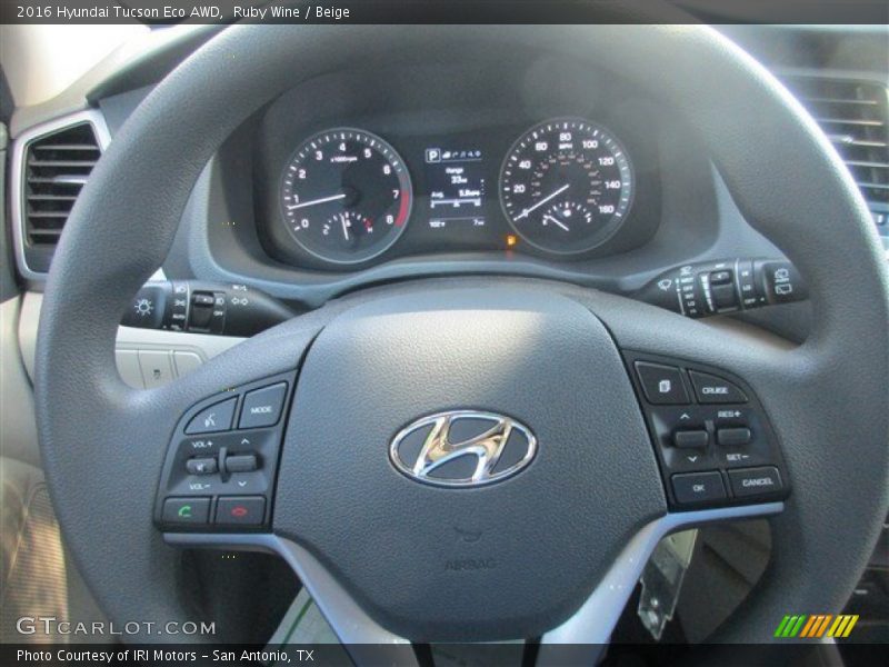  2016 Tucson Eco AWD Steering Wheel