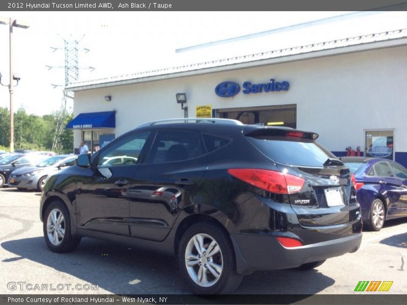 Ash Black / Taupe 2012 Hyundai Tucson Limited AWD