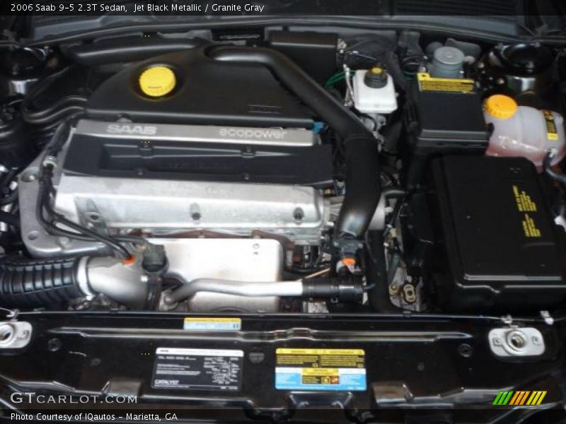 Jet Black Metallic / Granite Gray 2006 Saab 9-5 2.3T Sedan