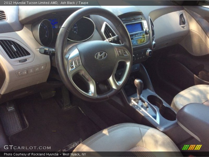 Ash Black / Taupe 2012 Hyundai Tucson Limited AWD