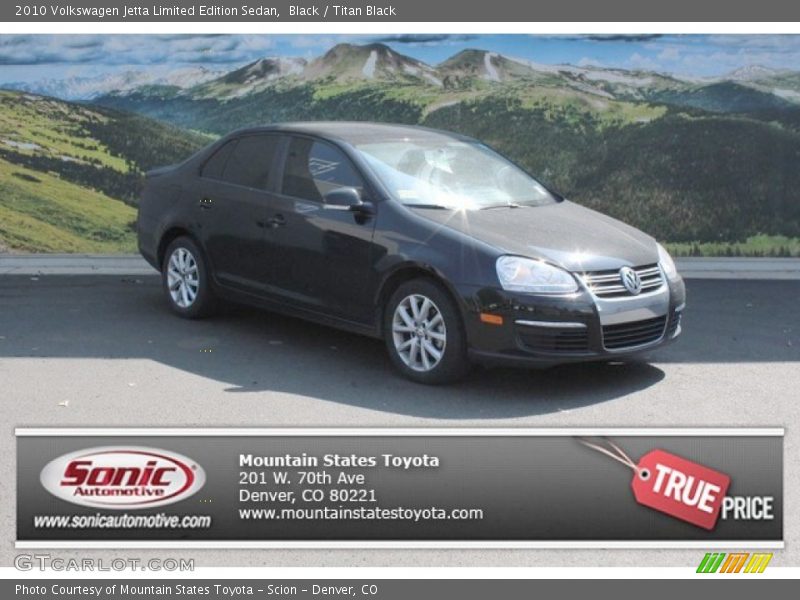 Black / Titan Black 2010 Volkswagen Jetta Limited Edition Sedan