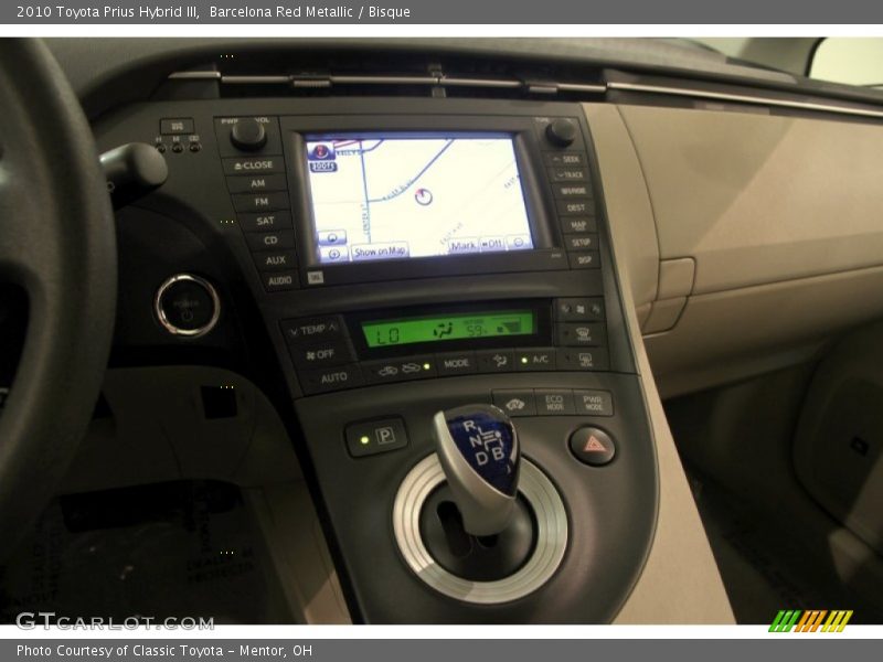 Barcelona Red Metallic / Bisque 2010 Toyota Prius Hybrid III