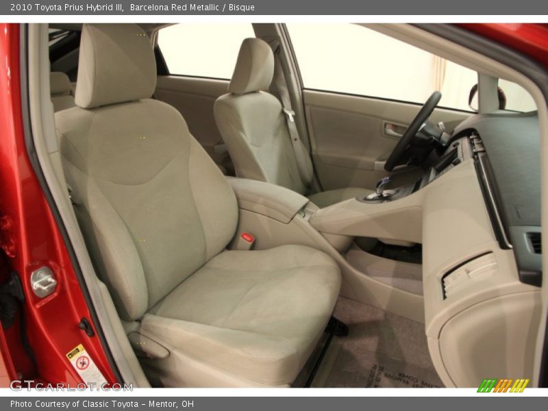 Barcelona Red Metallic / Bisque 2010 Toyota Prius Hybrid III