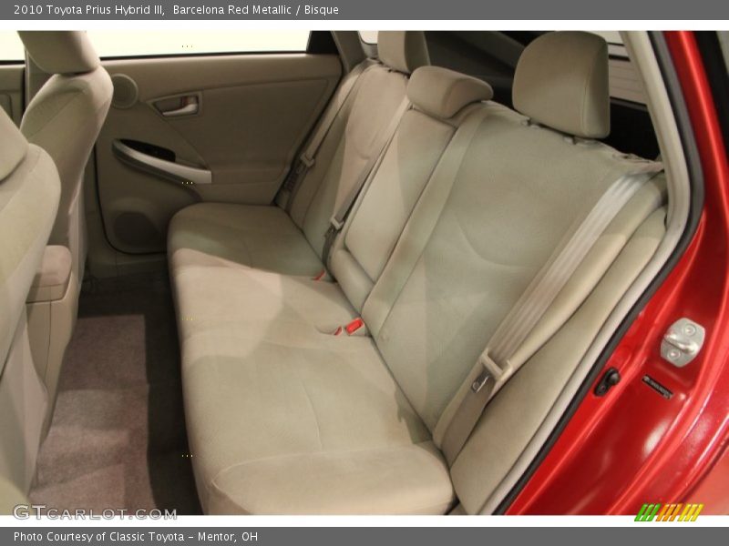 Barcelona Red Metallic / Bisque 2010 Toyota Prius Hybrid III