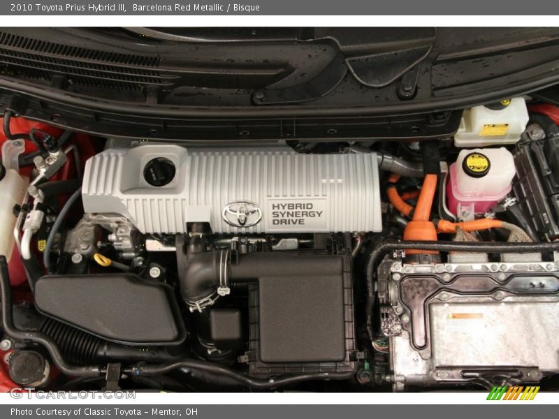 Barcelona Red Metallic / Bisque 2010 Toyota Prius Hybrid III