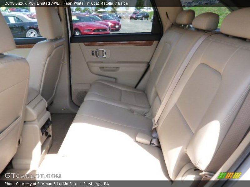Pearl White Tri Coat Metallic / Beige 2008 Suzuki XL7 Limited AWD