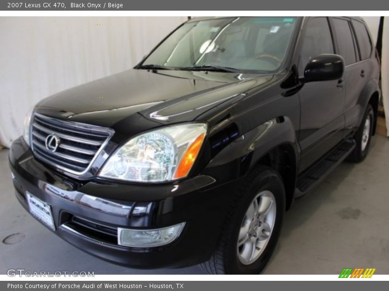 Black Onyx / Beige 2007 Lexus GX 470