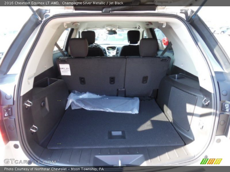 Champagne Silver Metallic / Jet Black 2016 Chevrolet Equinox LT AWD