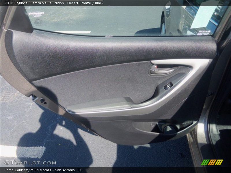 Desert Bronze / Black 2016 Hyundai Elantra Value Edition