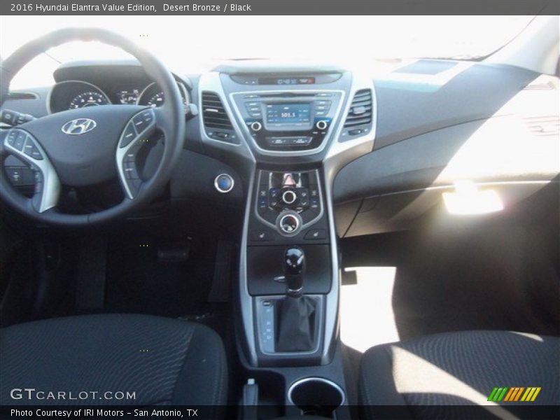 Desert Bronze / Black 2016 Hyundai Elantra Value Edition