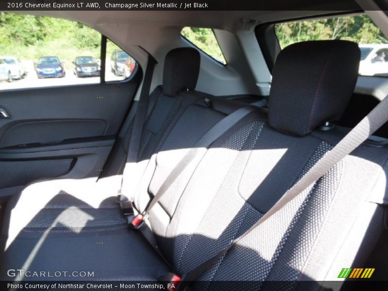 Champagne Silver Metallic / Jet Black 2016 Chevrolet Equinox LT AWD