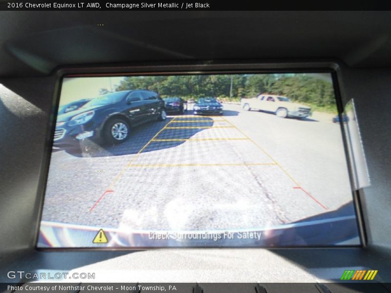 Champagne Silver Metallic / Jet Black 2016 Chevrolet Equinox LT AWD