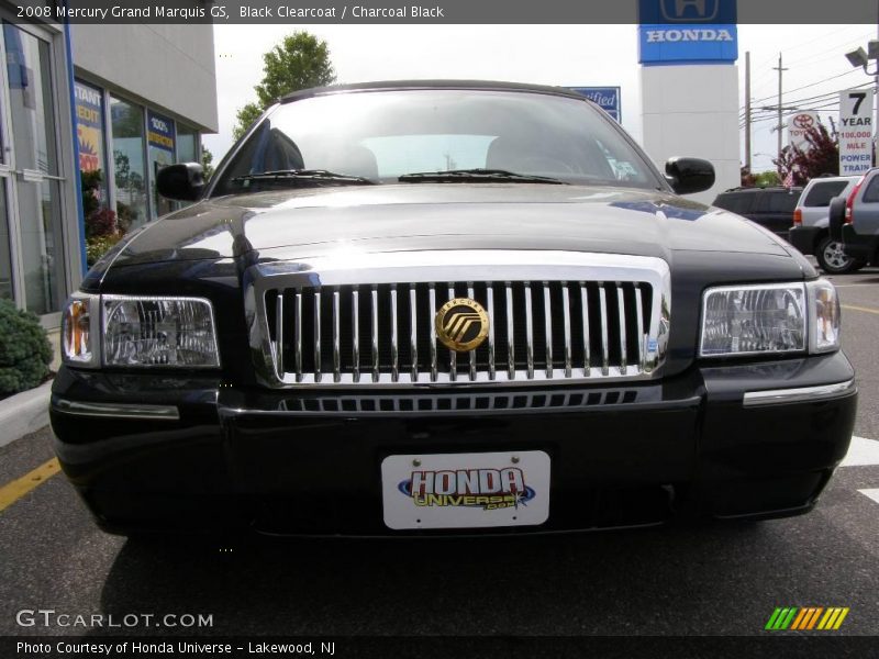 Black Clearcoat / Charcoal Black 2008 Mercury Grand Marquis GS