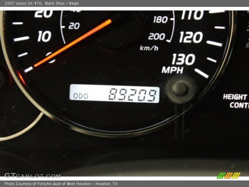 Black Onyx / Beige 2007 Lexus GX 470