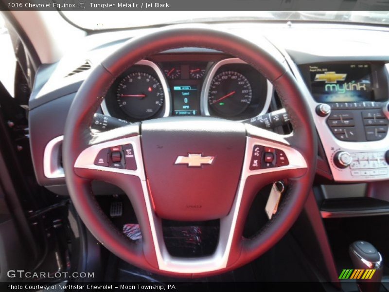Tungsten Metallic / Jet Black 2016 Chevrolet Equinox LT