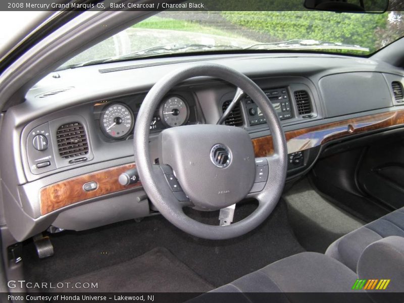 Black Clearcoat / Charcoal Black 2008 Mercury Grand Marquis GS