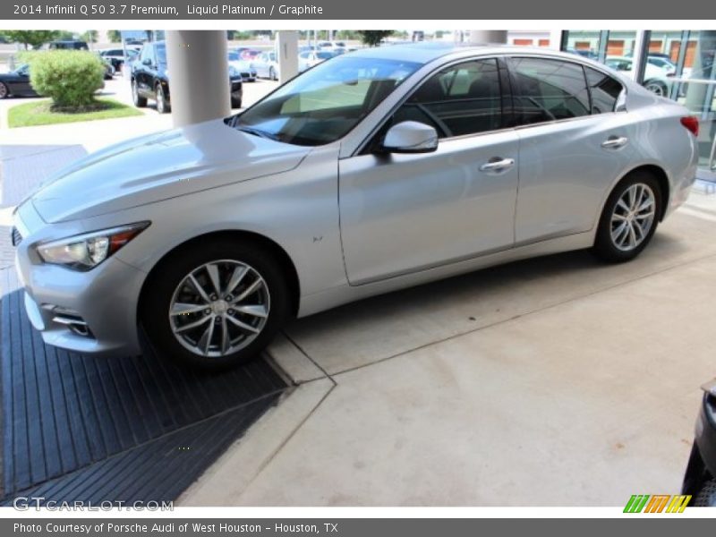 Liquid Platinum / Graphite 2014 Infiniti Q 50 3.7 Premium