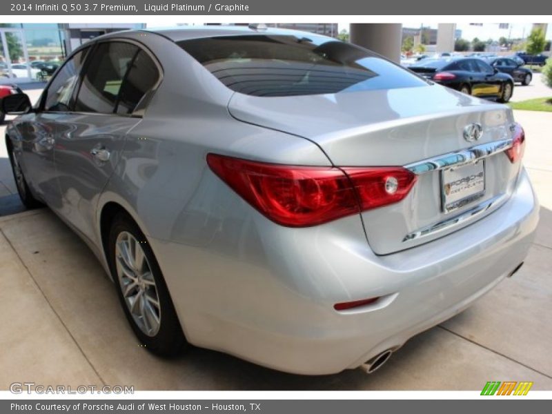 Liquid Platinum / Graphite 2014 Infiniti Q 50 3.7 Premium