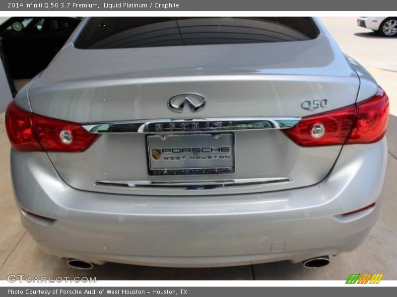 Liquid Platinum / Graphite 2014 Infiniti Q 50 3.7 Premium