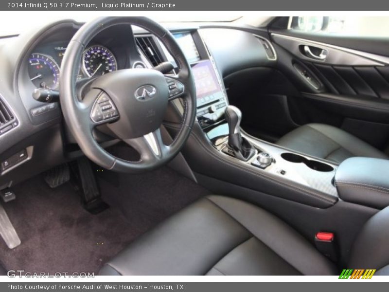 Liquid Platinum / Graphite 2014 Infiniti Q 50 3.7 Premium