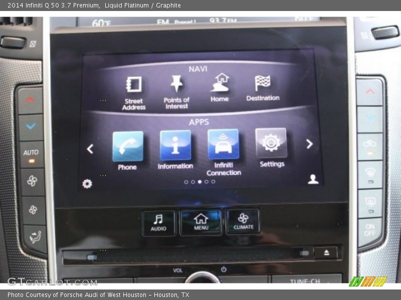 Liquid Platinum / Graphite 2014 Infiniti Q 50 3.7 Premium