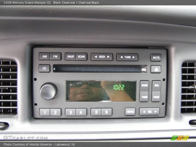 Black Clearcoat / Charcoal Black 2008 Mercury Grand Marquis GS