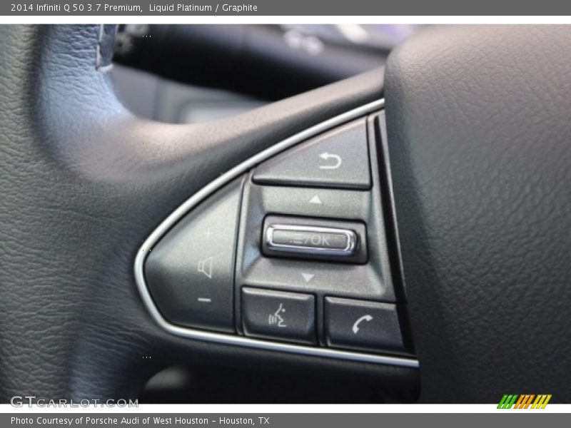 Liquid Platinum / Graphite 2014 Infiniti Q 50 3.7 Premium