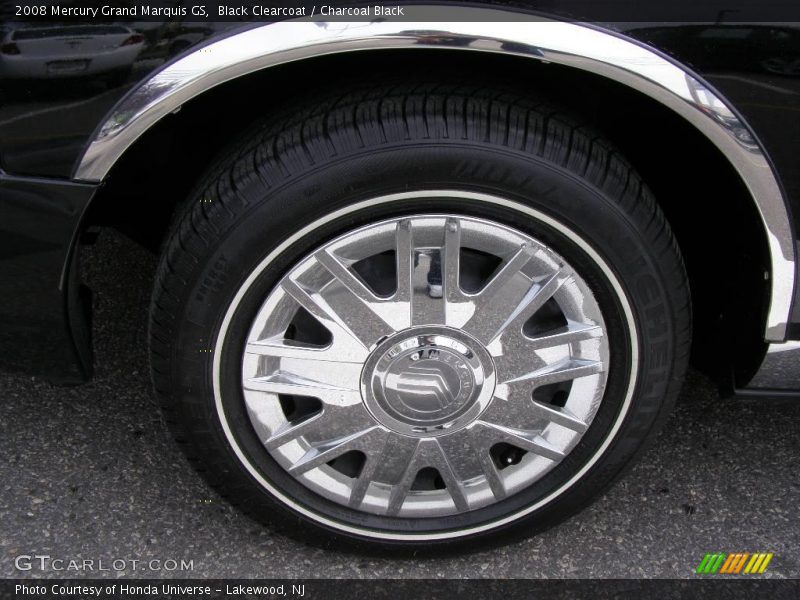 Black Clearcoat / Charcoal Black 2008 Mercury Grand Marquis GS